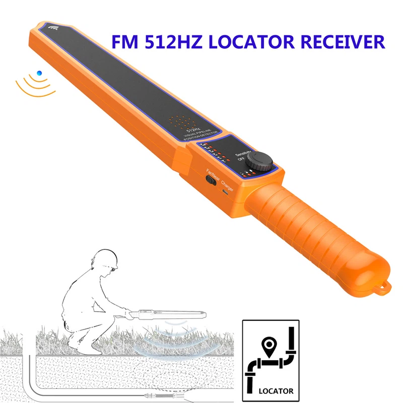512Hz Pipe Camera Locator – Underground Locator Receiver 512Hz Pipe Camera Locator – Underground Locator Receiver