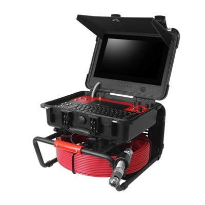 What is the weight of a 100 ft sewer camera?